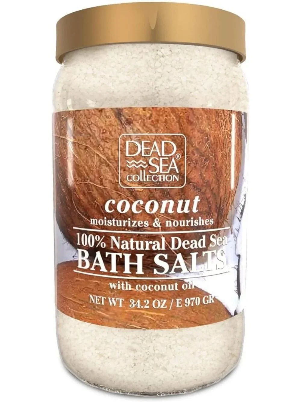 Nourishing Dead Sea Bath Salts with Coconut Oil – Soothing Skin & Muscle Relief